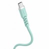 Powerton ENERGY PASTEL EDITION Kabel USB-C, 60W, 1m, silikonowy, miętowy