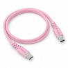 Powerton ENERGY PASTEL EDITION Kabel USB-C, 60W, 1m, silikonowy, różowy