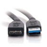 Logo USB kabel (3.0), USB A M - USB micro B (M), 2m, czarny, blister, EOL
