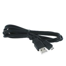 Logo USB kabel (2.0), USB A M - microUSB (M), 1m, czarny