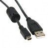 Logo USB kabel (2.0), USB A M - 14-pin M, 1.8m, czarny, blister, FUJI, EOL
