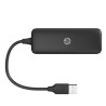 USB (2.0) hub 4-port, DHC-CT110C, czarny, Hewlett-Packard, EOL