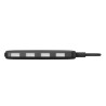USB (2.0) hub 4-port, DHC-CT110C, czarny, Hewlett-Packard, EOL