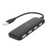 USB (2.0) hub 4-port, DHC-CT110C, czarny, Hewlett-Packard, EOL
