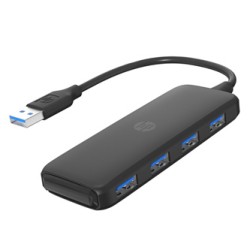 USB (3.0) hub 4-port, DHC-CT110, czarny, Hewlett-Packard
