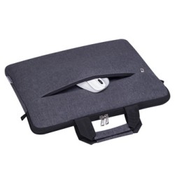 Torba na  notebook 15,6", Chic, szara z poliester, Defender