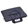 Torba na  notebook 15,6", Chic, szara z poliester, Defender