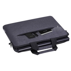 Torba na  notebook 15,6", Chic, szara z poliester, Defender