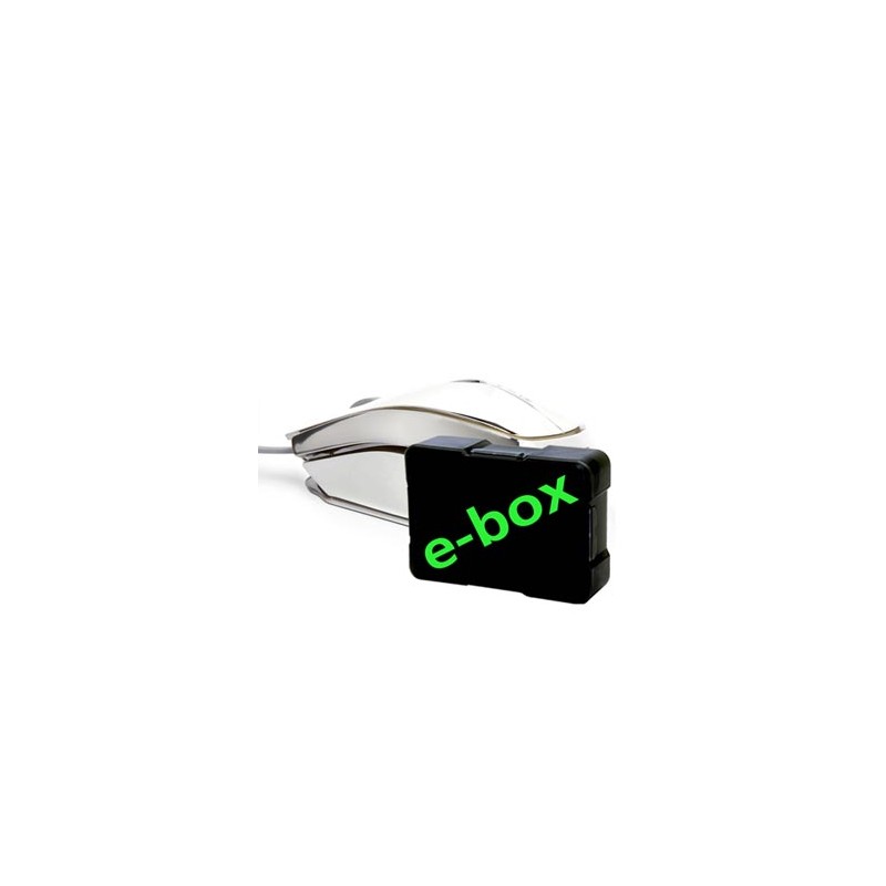 E-blue MOOD Mysz przewodowa, srebrna, 2400DPI, e-box