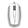 E-blue MOOD Mysz przewodowa, srebrna, 2400DPI, e-box