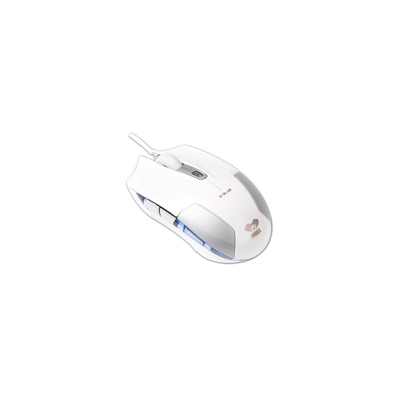 E-blue Cobra S Mysz przewodowa, biała, 1600DPI
