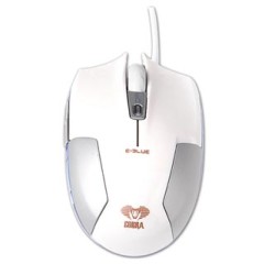 E-blue Cobra S Mysz przewodowa, biała, 1600DPI