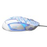 E-blue Mazer Pro Mysz przewodowa, biało-niebieska, 2500DPI, e-box