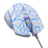 E-blue Mazer Pro Mysz przewodowa, biało-niebieska, 2500DPI, e-box