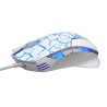 E-blue Mazer Pro Mysz przewodowa, biało-niebieska, 2500DPI