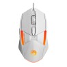 Marvo M291 Mysz przewodowa, biała, 6400DPI