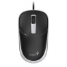 Genius DX-123 Mysz przewodowa, czarno-szara, 1200DPI, USB-C