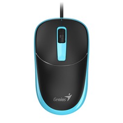 Genius DX-123 Mysz przewodowa, czarno-niebieski, 1200DPI