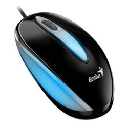 Genius DX-Mini Mysz przewodowa, czarna, 1000DPI