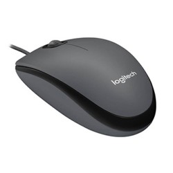 Logitech M90 Mysz przewodowa, szara, 1000DPI