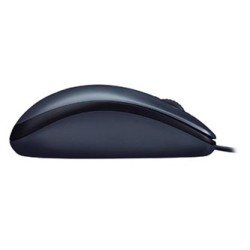 Logitech M100 Mysz przewodowa, czarna, 1000DPI