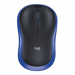 Logitech M185 Mysz bezprzewodowa, niebieska, 1000DPI
