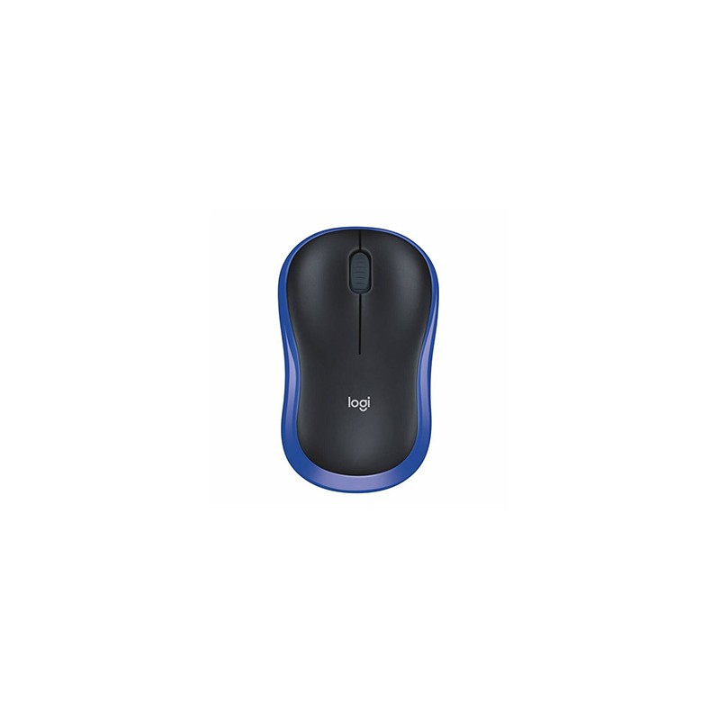 Logitech M185 Mysz bezprzewodowa, niebieska, 1000DPI