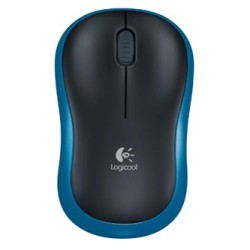 Logitech M185 Mysz bezprzewodowa, niebieska, 1000DPI