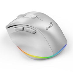Genius Ergo 9000S Pro Mysz bezprzewodowa, biała, 2400DPI