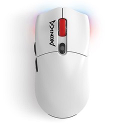 Marvo MONKA GURU Mysz biała, 26000DPI, Tri-Mode