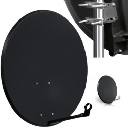 CZASZA ANTENA 80 CM CIEMNA...