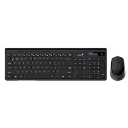 Genius SlimStar 8230 COPILOT Zestaw klawiatura i mysz bezprzewodowa CZ/SK, czarna