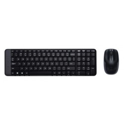 Logitech MK220 zestaw klawiatura US, z myszą optyczną bezprzewodową, 2.4 [Ghz]