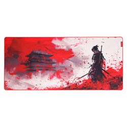 Podkładka pod mysz, MONKA ZOWA XL, do gry, czerwono-biała, 900 x 400 x 3.5 mm, Marvo
