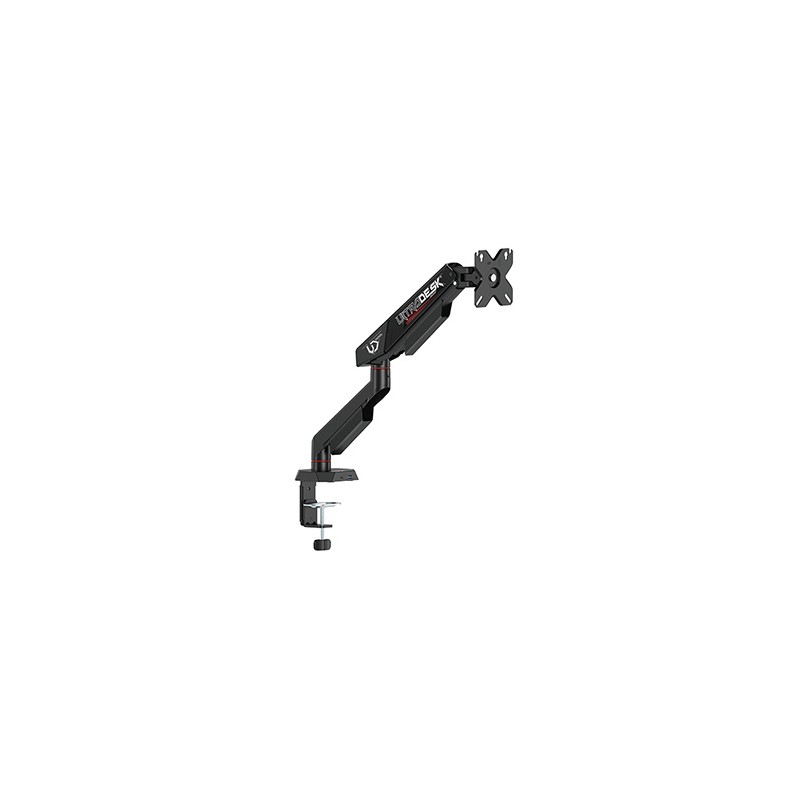 ULTRADESK SWORD Single Regulowany uchwyt na monitor, czarny, 12KG, 17"-40"