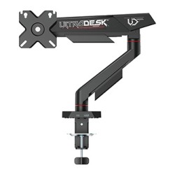 ULTRADESK SWORD Single Regulowany uchwyt na monitor, czarny, 12KG, 17"-40"