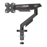 ULTRADESK SWORD Single Regulowany uchwyt na monitor, czarny, 12KG, 17"-40"