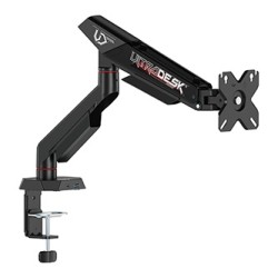 ULTRADESK SWORD Single Regulowany uchwyt na monitor, czarny, 12KG, 17"-40"