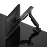 ULTRADESK SWORD Single Regulowany uchwyt na monitor, czarny, 12KG, 17"-40"