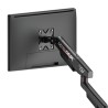 ULTRADESK SWORD Single Regulowany uchwyt na monitor, czarny, 12KG, 17"-40"
