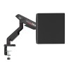 ULTRADESK SWORD Single Regulowany uchwyt na monitor, czarny, 12KG, 17"-40"