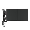 ULTRADESK SWORD Double Regulowany uchwyt na 2 monitory, czarny, 2x12KG, 17"-40"