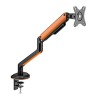Powerton ERGO VISTA Regulowany uchwyt na monitor, czarny, 2-9KG, zacisk, 17"- 32", 75x75/100x100