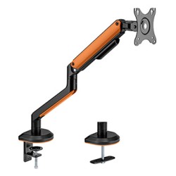 Powerton ERGO VISTA Regulowany uchwyt na monitor, czarny, 2-9KG, zacisk, 17"- 32", 75x75/100x100