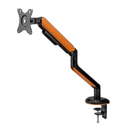 Powerton ERGO VISTA Regulowany uchwyt na monitor, czarny, 2-9KG, zacisk, 17"- 32", 75x75/100x100
