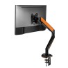 Powerton ERGO VISTA Regulowany uchwyt na monitor, czarny, 2-9KG, zacisk, 17"- 32", 75x75/100x100