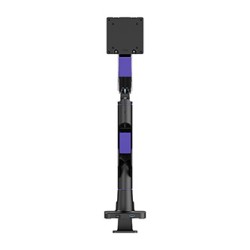 Powerton ERGO STRYNX Regulowany uchwyt na monitor, biały/czarny, 2-30KG, zacisk, 24"- 57", 75x75/100x100/100x200/200x100/200x200