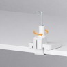 Powerton ERGO MONOA Regulowany uchwyt na monitor, biały, 2-20KG, zacisk, 17"- 49", 75x75/100x100