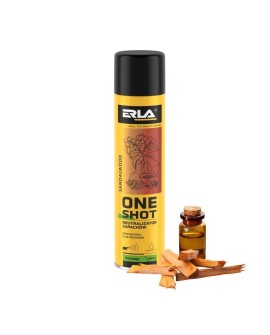 ERLA ONE SHOT 600ML OPAKOWANIE ZBIORCZE 12szt.  NEUTRALIZATOR ZAPACHÓW SANDALWOOD