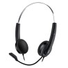 Genius HS-220U AI słuchawki z mikrofonem, przewodowa, czarna, 2.0, Na głowę, USB